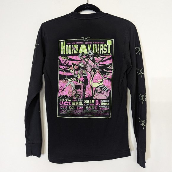 Stance x Nightmare Before Christmas Long Sleeve Top - Unisex Small - Picture 1 of 9